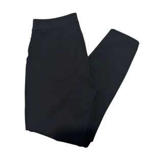 SPANX High Waisted Black Pants Leggings Women`s Size L Pull On - Tummy control